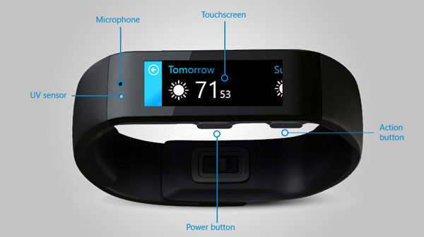 Microsoft Band Features Large