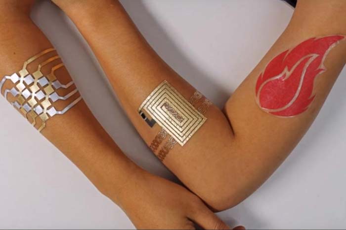 DuoSkin Temp Tattoo for Controlling Gadget