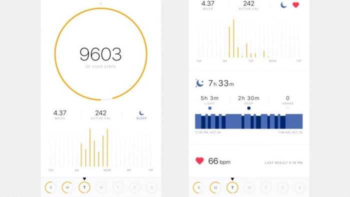Heart Rate and fitness activity tracker